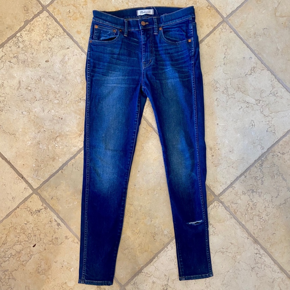 Blue denim madewell jeans